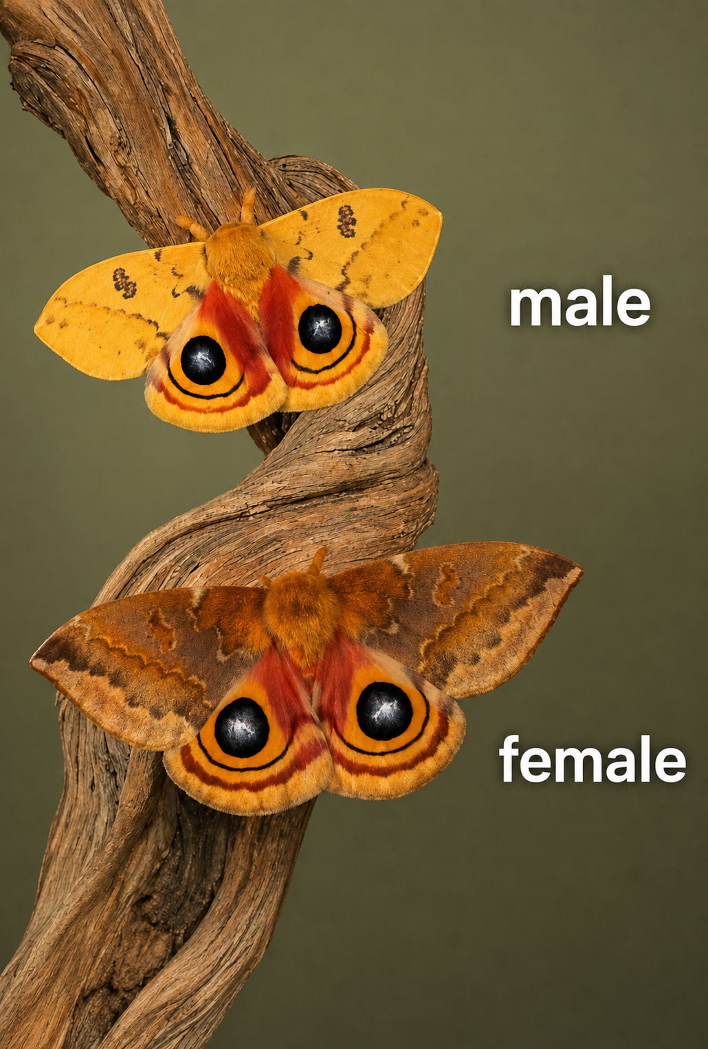 2027 Pre Order 12+ Io Moth Eggs- FREE SHIPPING