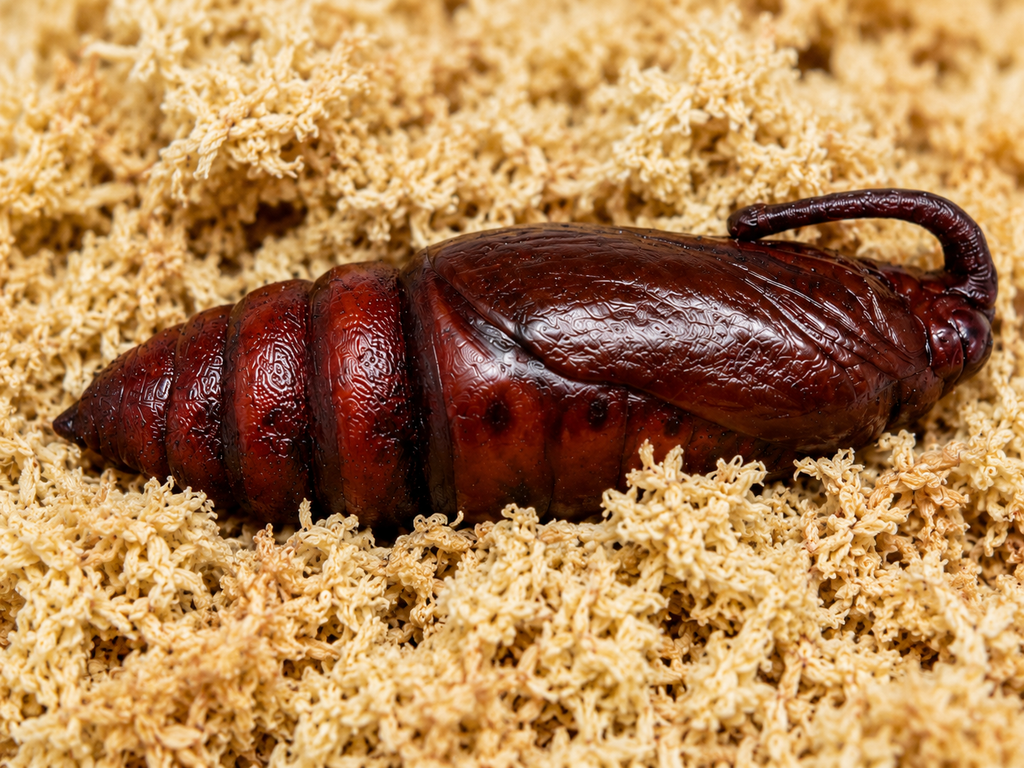 Tabacco Hornworm pupa