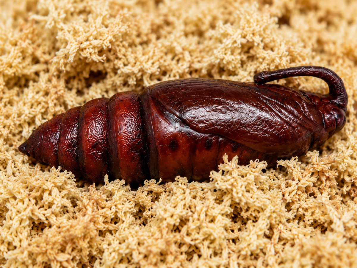 Tabacco Hornworm pupa