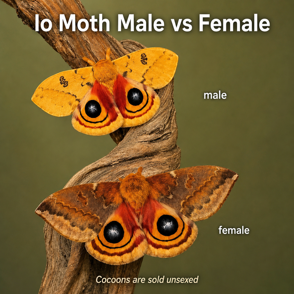Io Moth Cocoon- Automeris io
